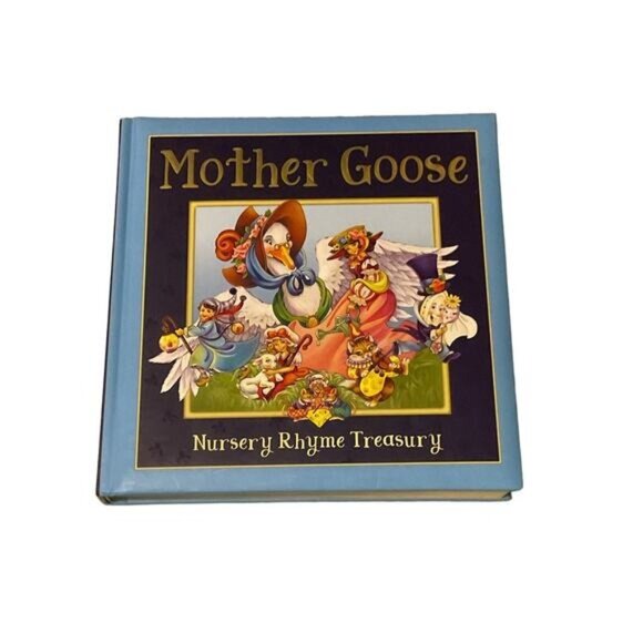 Mother Goose Nursery Rhyme Treasury Hardcover Book - Picture 1 of 4